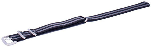 Ratio Brand NATOS16 Grey Nylon Strap 18mm