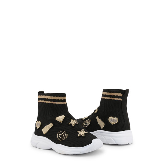 Shone Girl Sneakers, Black (120539)