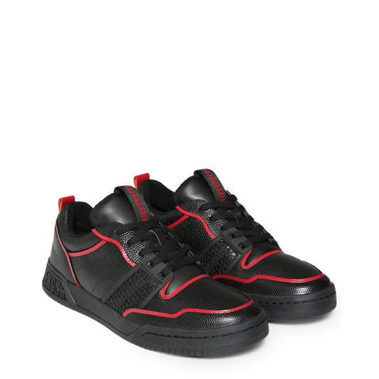 Bikkembergs Men Leather Sneakers, Black (114928)