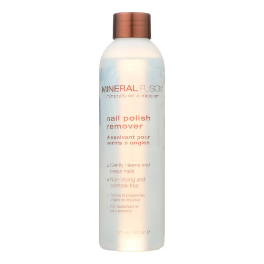 Mineral Fusion Nail Polish Remover, Acetone-Free - 6 oz.
