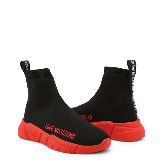 Love Moschino Women Polyester Sneakers, Black (129340)