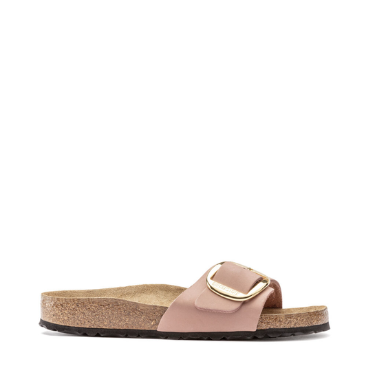 Birkenstock Women Leather Flip Flops, Pink (136131)
