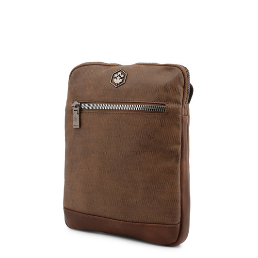 Lumberjack Men Polyurethane Crossbody Bags, Brown (127068)