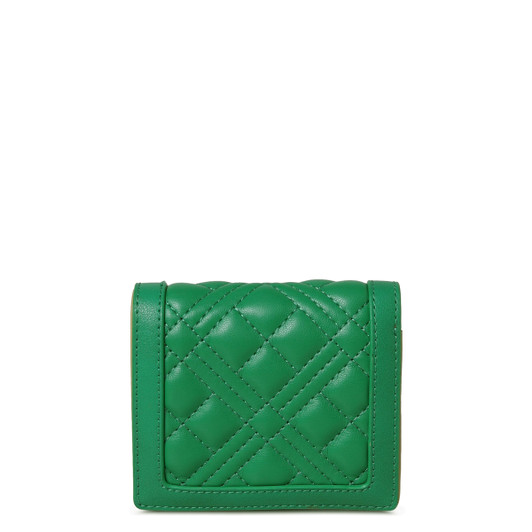 Love Moschino Women's Polyurethane Wallets, Green (136059)