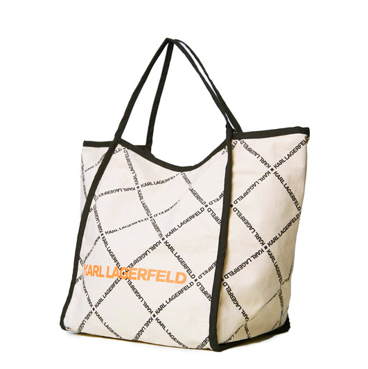 Karl Lagerfeld Women Cotton Shopping bags, Brown (136166)