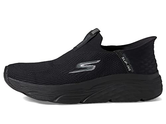 Skechers Men's Max Cushioning Slip-Ins-Athletic Slip-On Running Walking Shoes with Memory Foam Sneaker, Black, 10 X-Wide