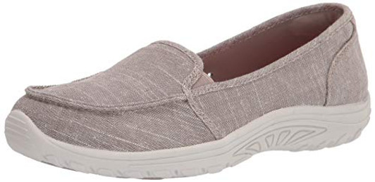 Skechers womens Reggae Fest - Manzanita Loafer Flat, Taupe, 9 US
