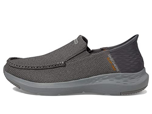 Skechers Men's Parson-Ralven Slip-in Loafer, Grey, 9
