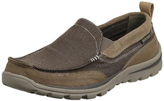 Skechers mens Superior Milford Loafer, Light Brown, 9.5 US