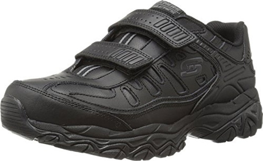 Skechers Men's After Burn Memory Fit - Final Cut Sneaker, Black, 12 4E US
