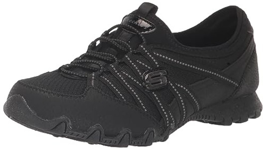 SKECHERS Women's Bikers Lite Relive Black 8