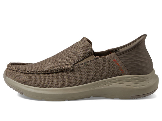 Skechers Men's Parson-Ralven Slip-in Loafer, Taupe, 11.5 Wide