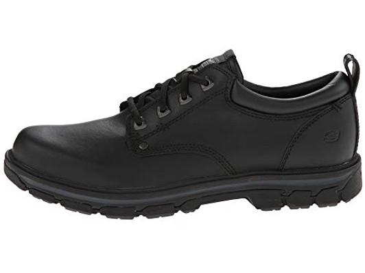 Skechers Men's Segment Rilar Oxford, Black, 12 2E US