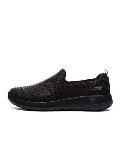Skechers mens Go Walk Max-athletic Air Mesh Slip on Walking Shoe Sneaker, Black, 10.5 X-Wide US