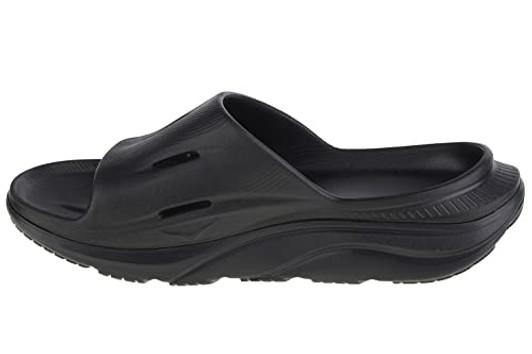 Hoka Unisex Ora Recovery Slide 3 Sandal, Black/Black, 7 US Men