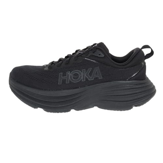 Hoka Women's Bondi 8 Sneaker, Black/Black, 9