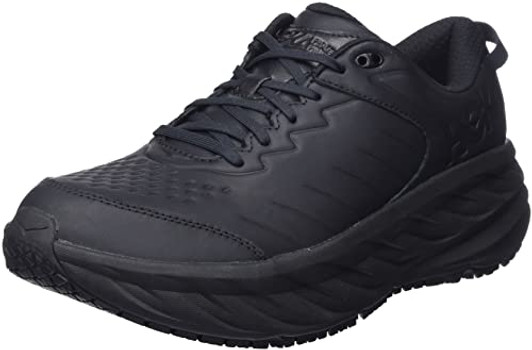 Hoka Men's Bondi SR Sneaker, Black/Black, 9