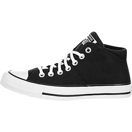 Converse Women's Chuck Taylor All Star Madison Mid Top Sneaker, Black, 6.5 M US
