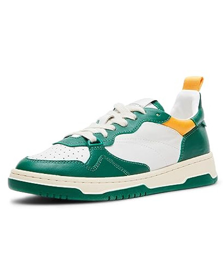 Steve Madden Women's Everlie Sneaker, Green Multi, 7