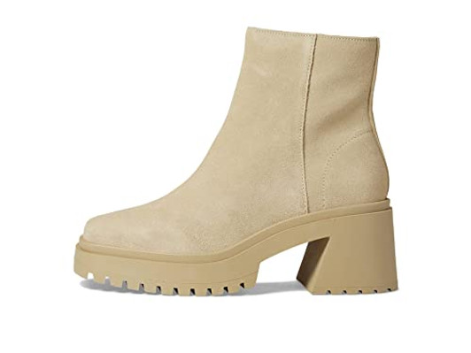 Steve Madden Women's Fella Ankle Boot, Sand Suede, 7