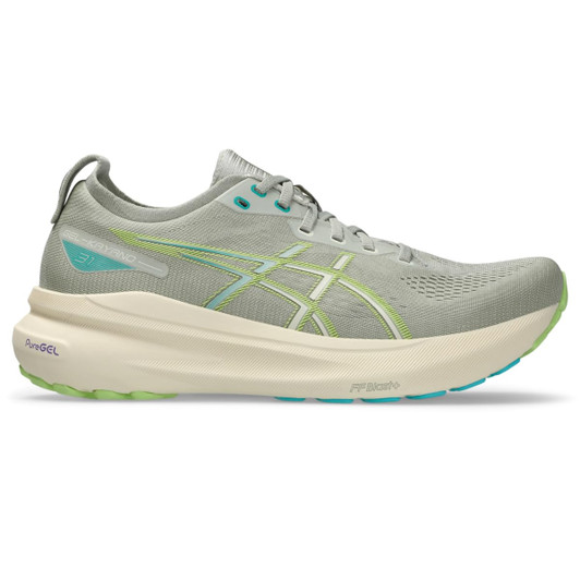 ASICS Men's Gel-Kayano 31 Running Shoes, White Sage/Birch, 9.5