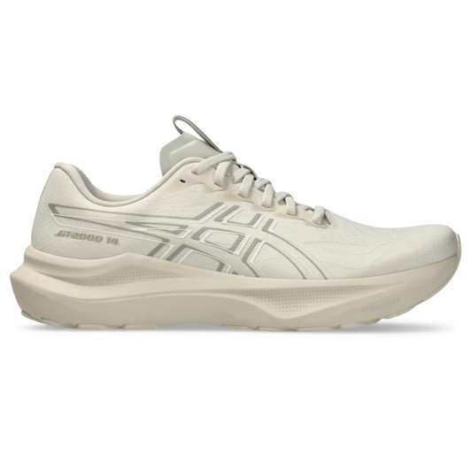 ASICS Men's GT-2000 14 Running Shoes, Oatmeal/White, 9.5