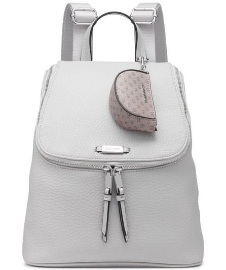 Calvin Klein Zulle Organizational Backpack, Dove Grey, One Size