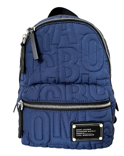 Marc Jacobs Mini Nylon Quilted Backpack (Azure Blue)