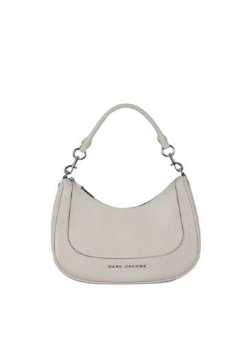 Marc Jacobs Small Leather Hobo Bag Crossbody Strap (Marshmallow)