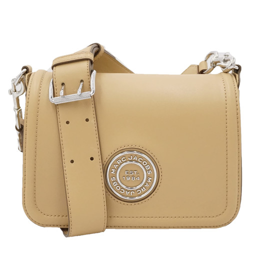 Marc Jacobs H901L01RE21 Iced Coffee Women's Full Flap Logo Shoulder Bag