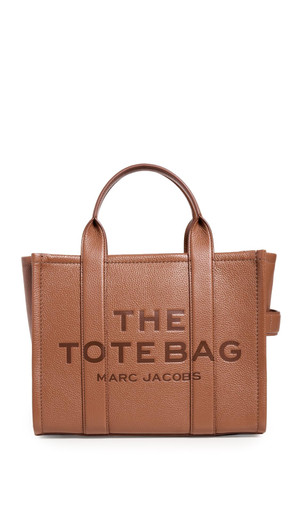 Marc Jacobs The Leather Medium Tote Bag, Argan Oil