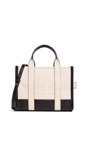 Marc Jacobs Women's The Colorblock Medium Tote Bag, Ivory Multi, One Size