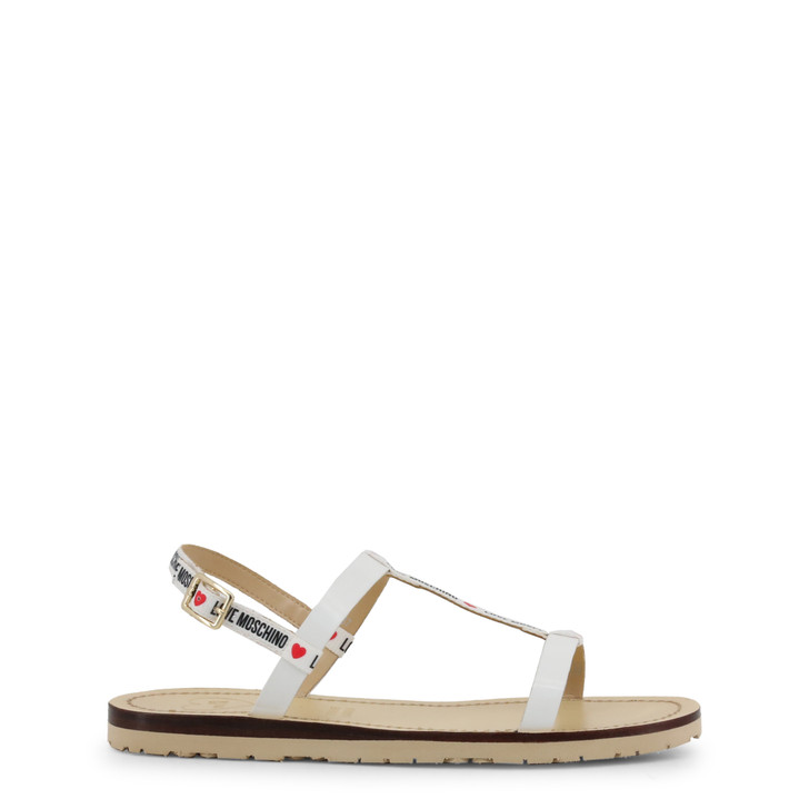 Love Moschino JA16421G07JV Women Sandals, White (100506)