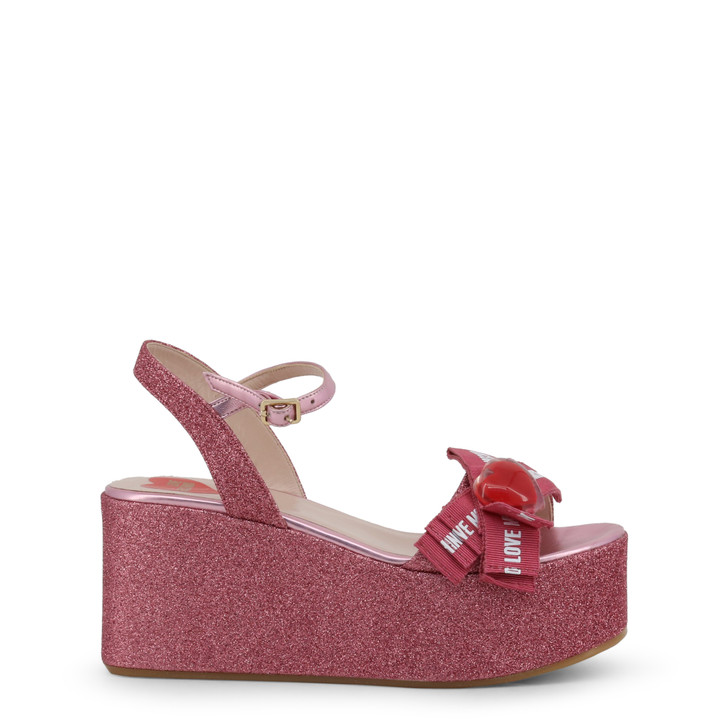 Love Moschino JA16188I07JH Women Wedges, Pink (100497)