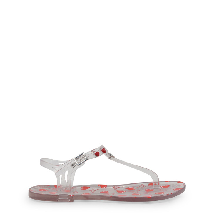 Love Moschino JA16021G17IW Women Flip Flops, White (99189)