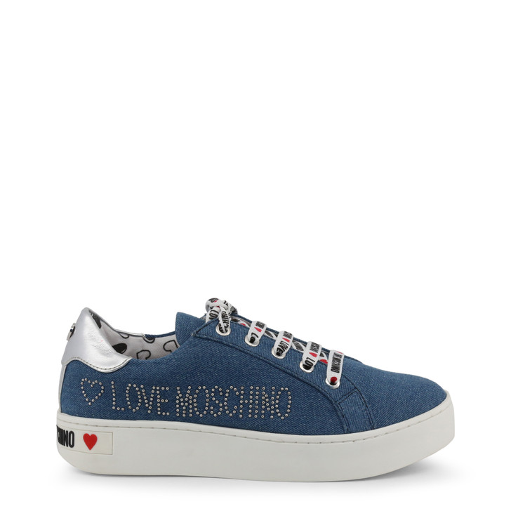 Love Moschino JA15243G17IH Women Sneakers, Blue (99184)