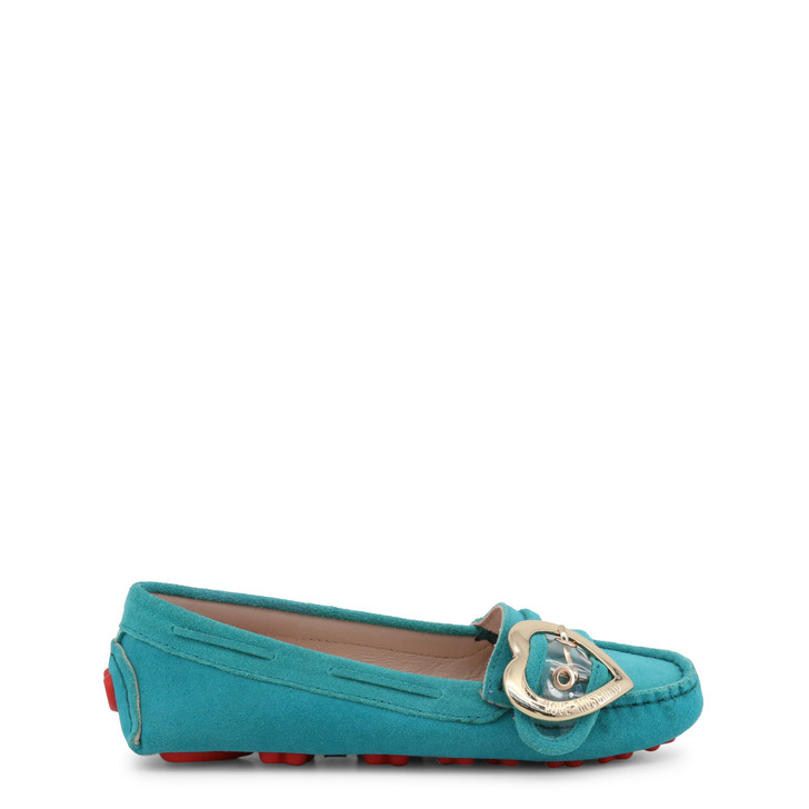 Love Moschino JA10020G17IG Women Moccasins, Blue (99171)