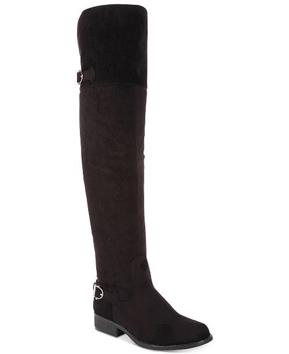 American Rag Adarra Women Over The Knee Boots , Black (16981765-P)