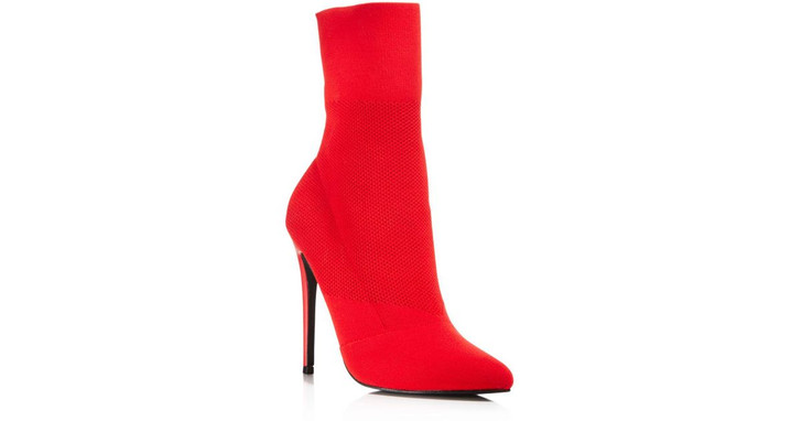 Aqua Cento women high heel ankle boots, Red (Aquacento-P)