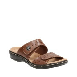 Clarks Leisa Lacole Women Slide Sandals (8.5 M, Lt/Pas Bwn)(12583512-P)