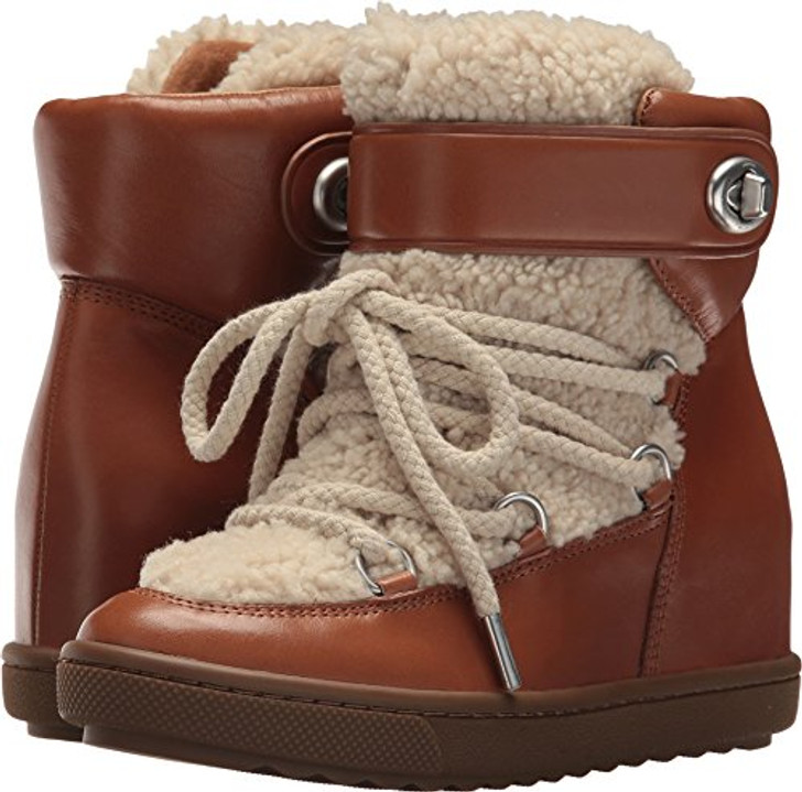 Coach Monroe Women Winter Boots, Brown (Coachmonroe-P)