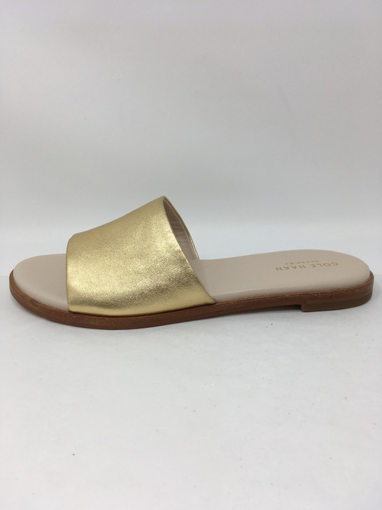 Cole Haan Fenley Women Strappy Sandals , Gold (11741095-P)
