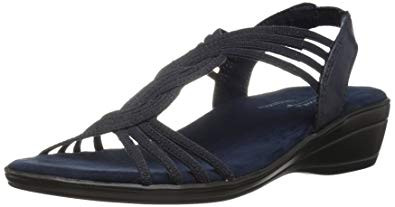 Easy Street Natara Women Strappy Sandals , Blue (16536447-P)