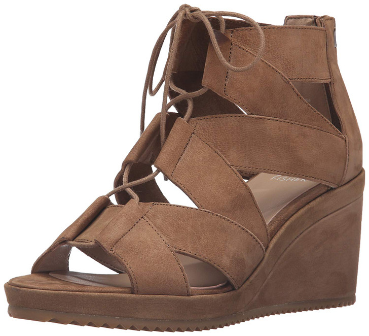 Eileen Fisher Dibs-Nu Women Wedge Sandals , Brown (15886448-P)