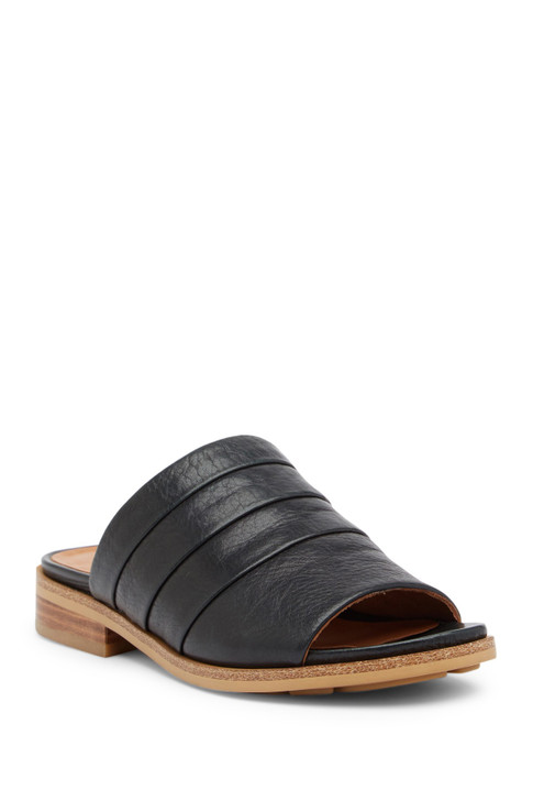 Gentle Souls Gayle Women Slide Sandals , Black (10916109-P)