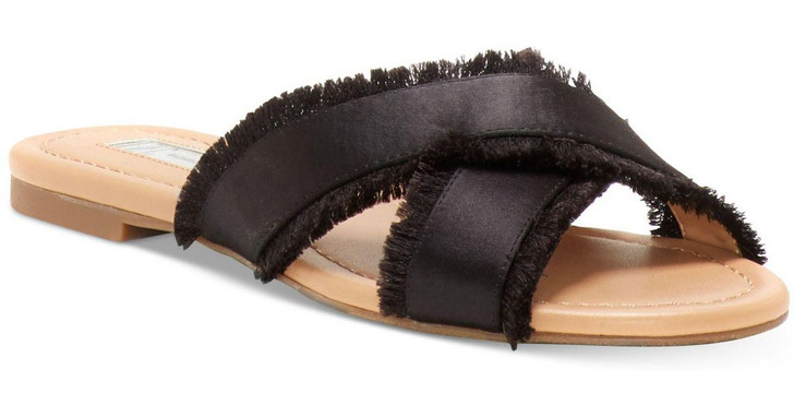 Inc Gracine Women Slide Sandals , Black (13317775-P)