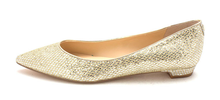 Ivanka Trump Tizzy9 Women Flats , Gold (17823039-P)