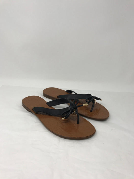 Kate Spade Charles Women Flat Sandals (7.5 M, Black)(12215717-P)