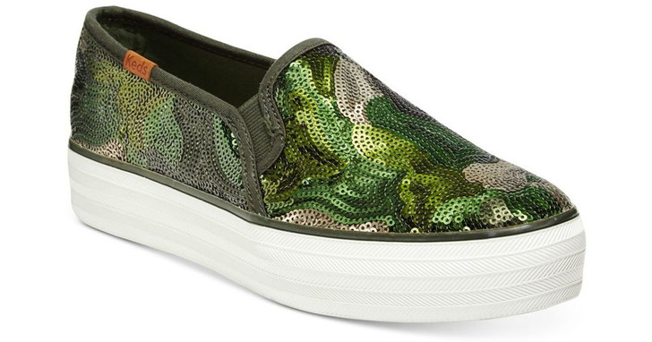 Keds Trip Deck Women Slip-On , Dark Green (15672045-P)