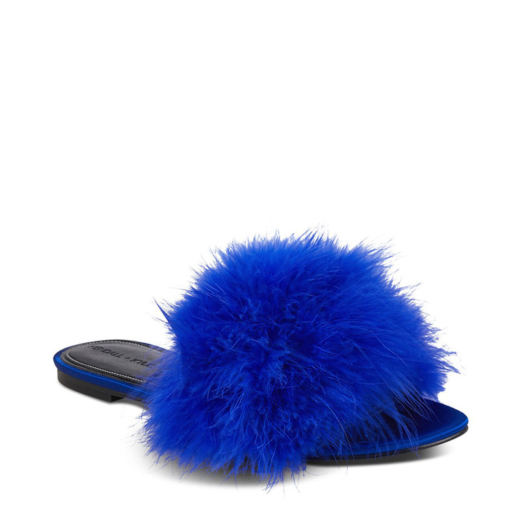 Kendall + Kylie Chloe Women Slide Sandals , Blue (18034403-P)